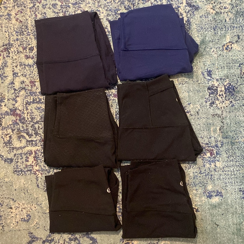 6 pair bundle Lululemon align legging size 6/8